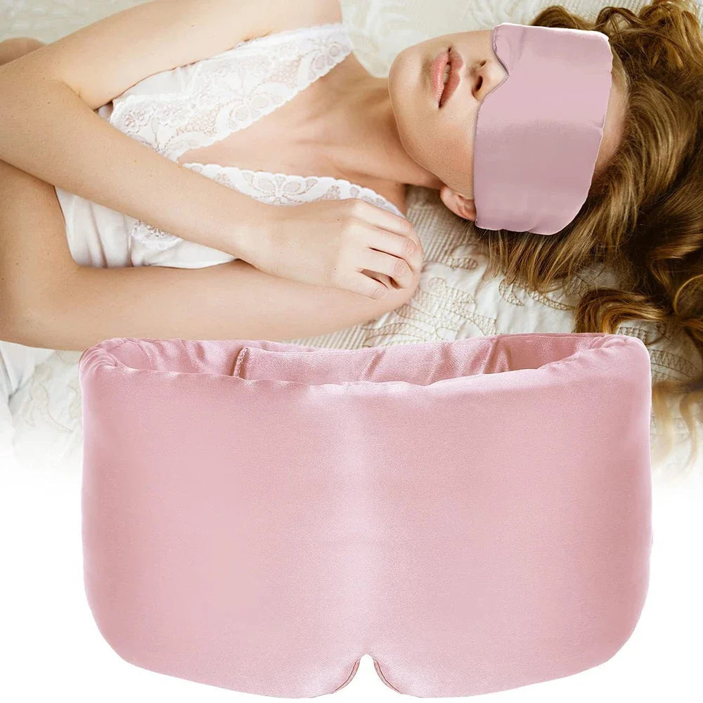 Antifaz de Seda Natural para Dormir – Bloquea la Luz